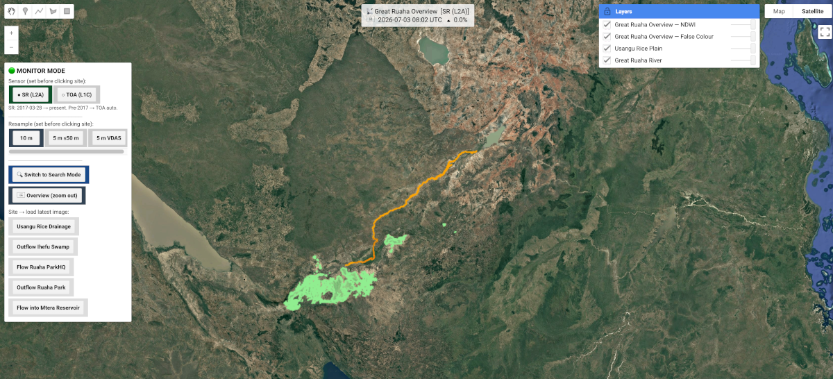 Ruaha Hydrology Monitor